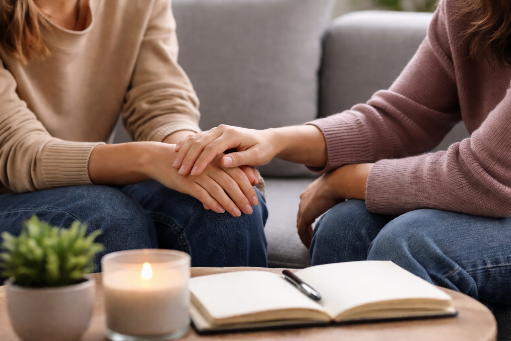 Therapy session discussion